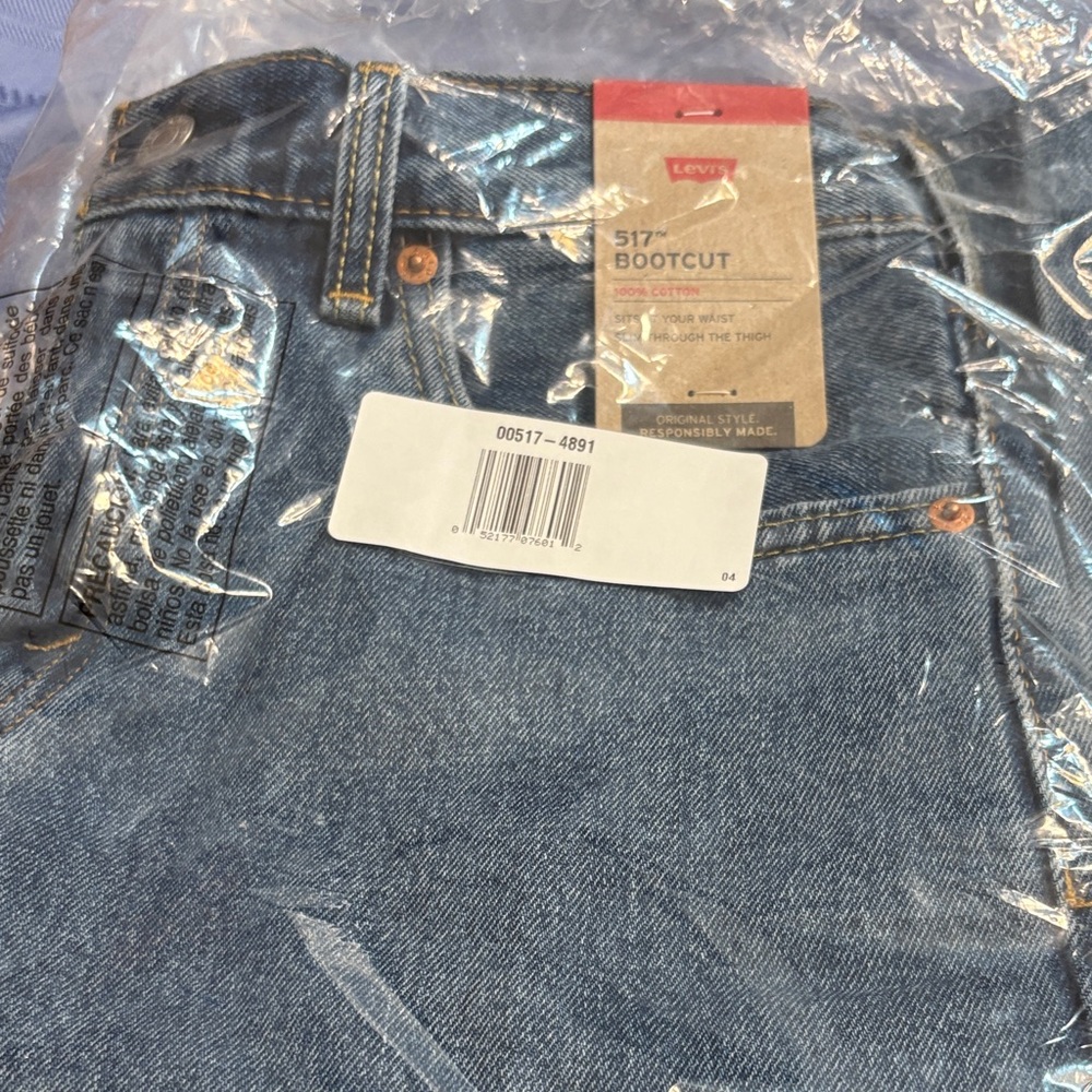 2 Pairs Levi's Blue 517 Bootcut Denim 29x32